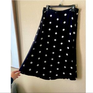 Sz M Skirt | Polka Dot